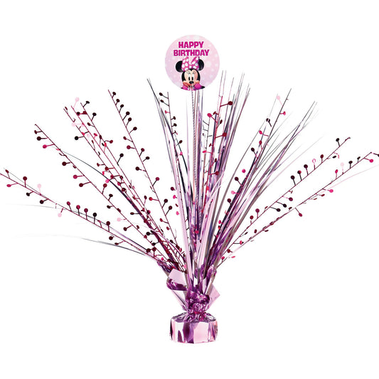 Minnie Forever Birthday Spray Centerpiece - 18"