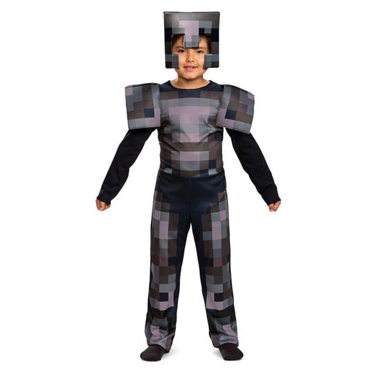 Minecraft Netherite Armor Child Costume