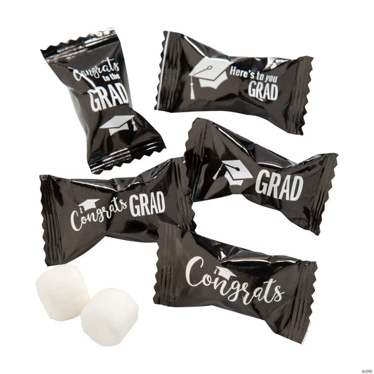 Black Graduation Wrapped Buttermints