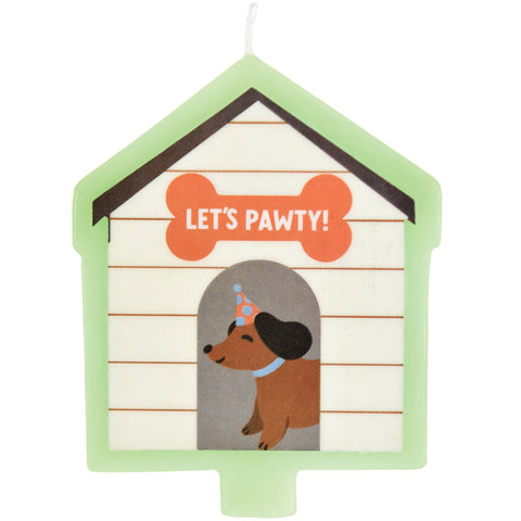 Lets Pawty Dog Candle