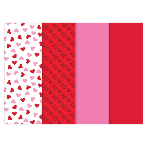 Valentine's Day Printed Tissue Paper Multi-Pack