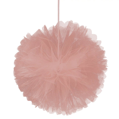 Rose Gold Tulle Fluff Balls