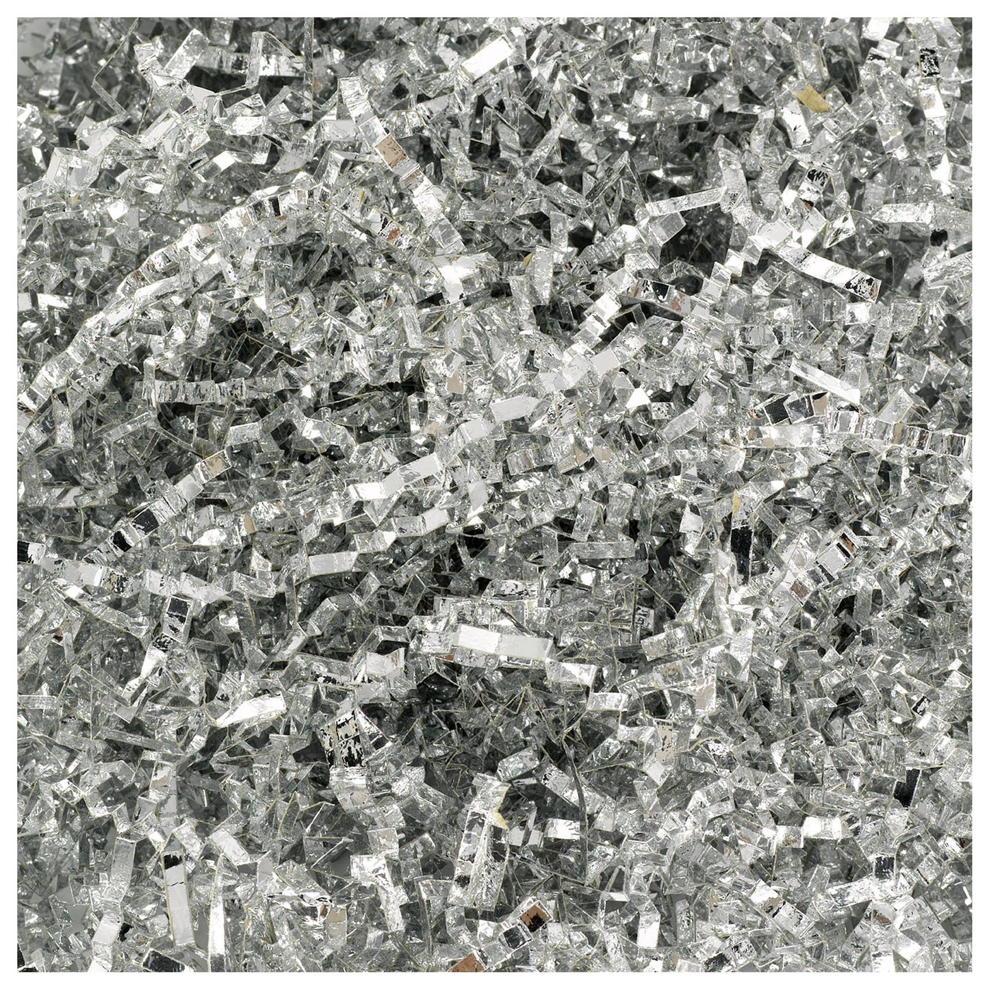 Metallic Silver Shred
