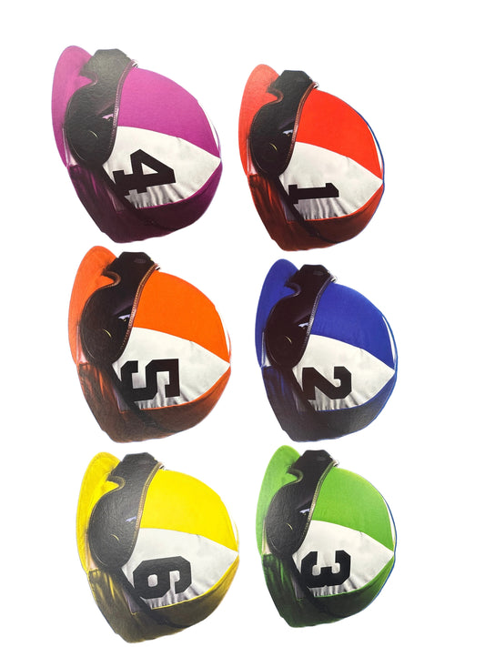 Mini Jockey Helmet Cutouts - 6ct.