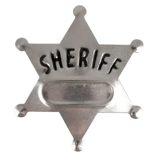 Metal Sheriff Badges - 12ct.