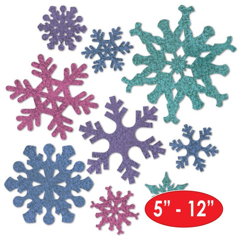 Multi-Color SnowFlake Cutouts