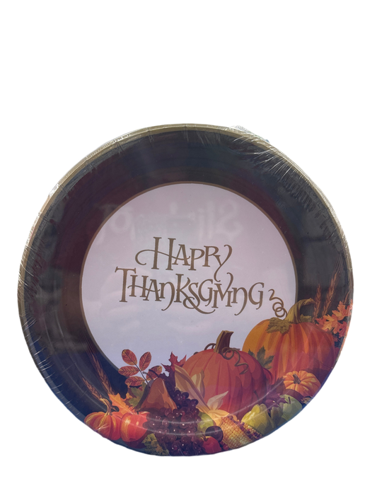 November Harvest 9" Paper Plates