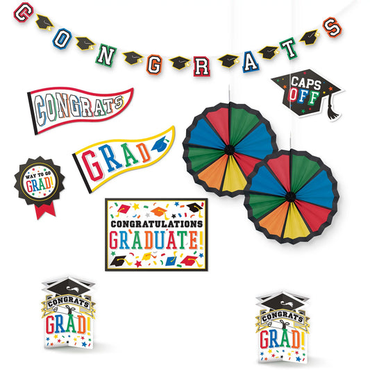 Multicolor Grad Room Kit - 10pcs.