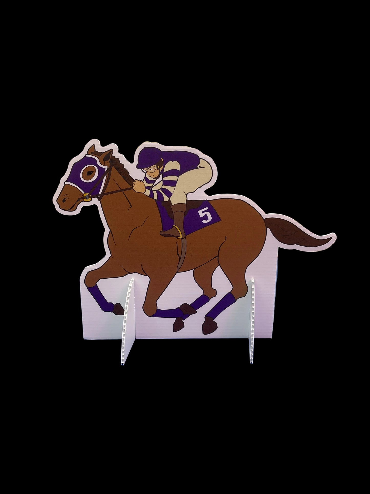 Derby Race Horse Stand Up Centerpiece