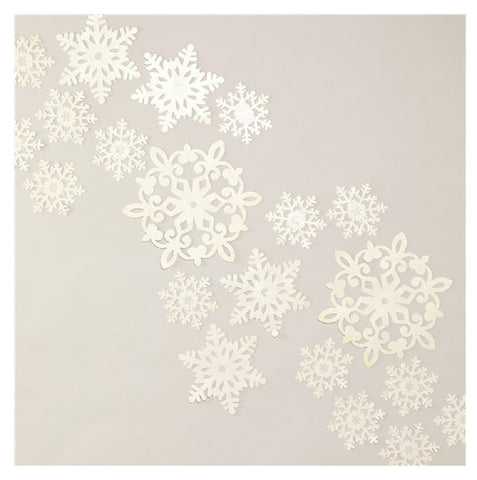 Snowflake Glitter Cutouts
