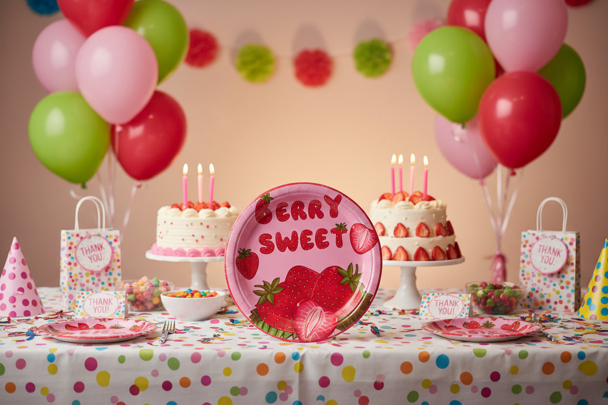 Berry Sweet 9" Paper Plate