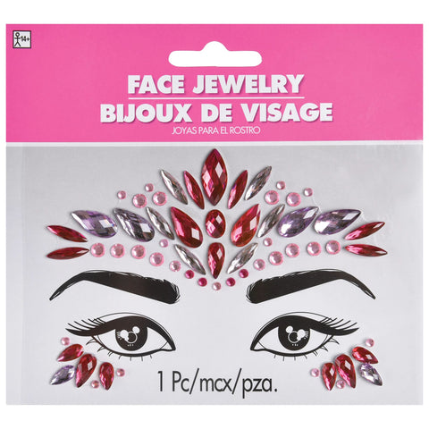 Pink Face Jewels