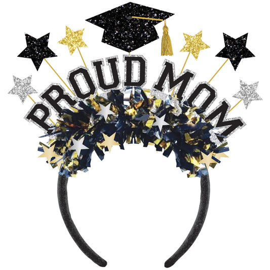 Proud Mom Grad Headband