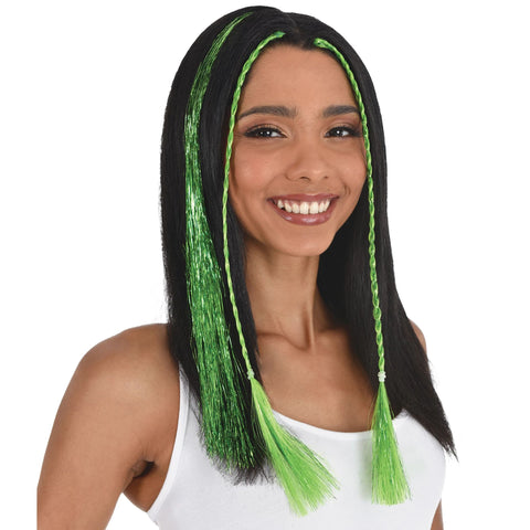 Tinsel Hair Extension - Green