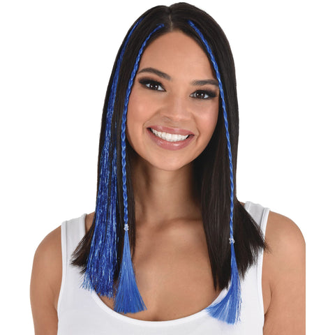 Tinsel Hair Extension - Blue