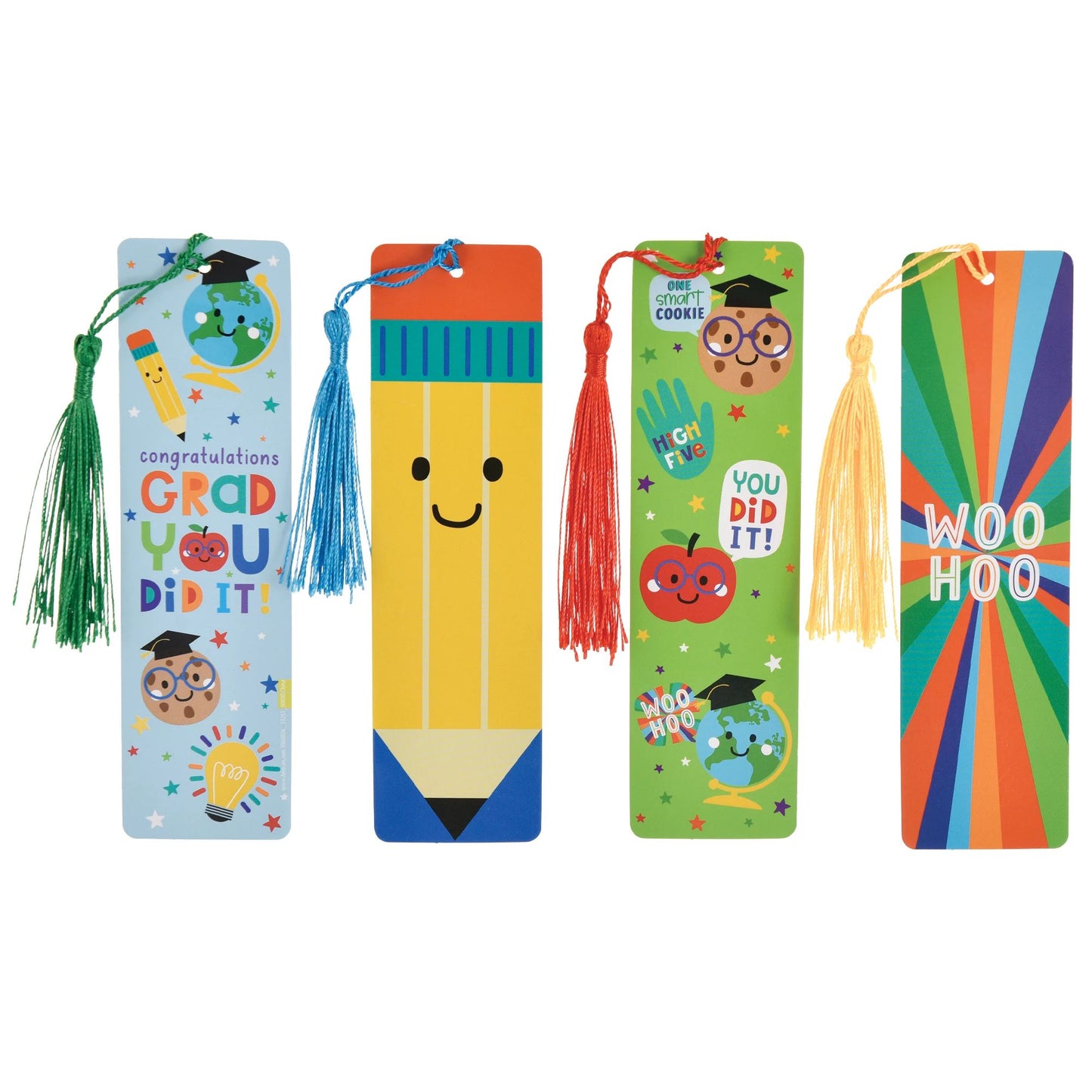 Colorful Grad Bookmarks - 8ct.