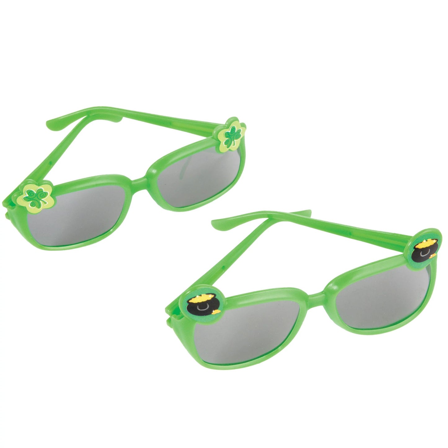 St. Patrick's Day Plastic Glasses