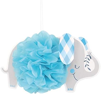 Blue Elephant Hanging Tissue Decor