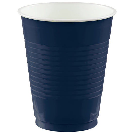 PLASTIC CUPS - TRUE NAVY  16OZ   20 COUNT