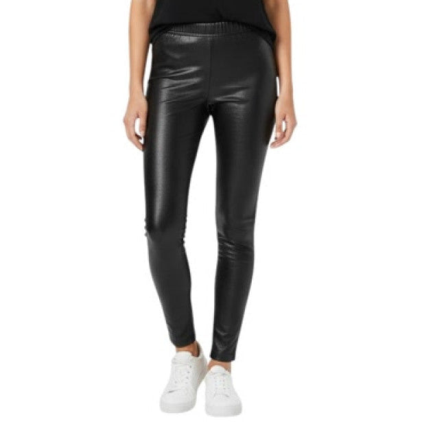Black Metallic Leggings