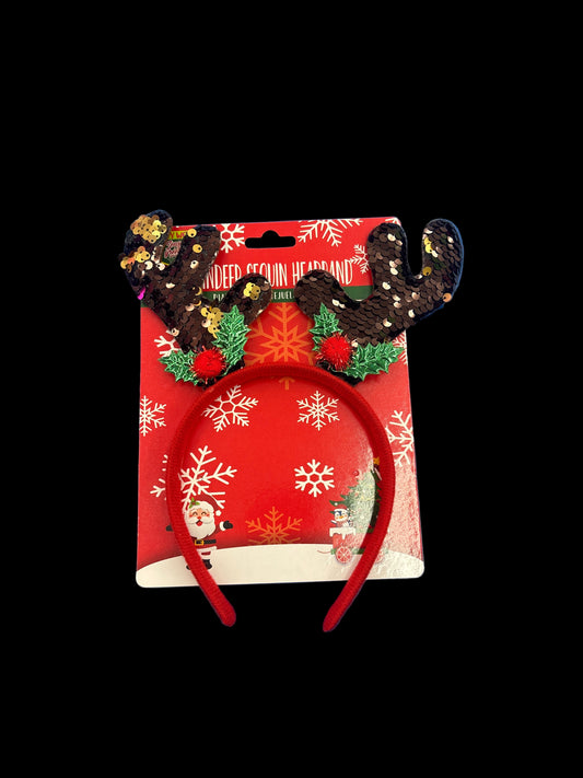 Reindeer Sequin Headband