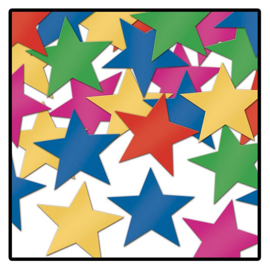 Fanci-Fetti Multicolor Star Confetti - 1oz.