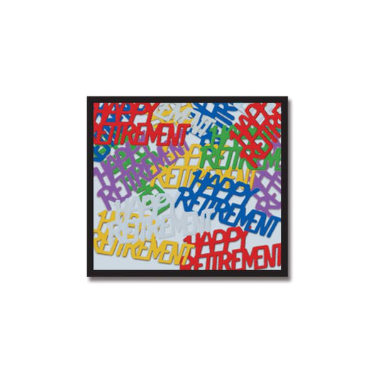 Multi-Color Happy Retirement Confetti - .5oz