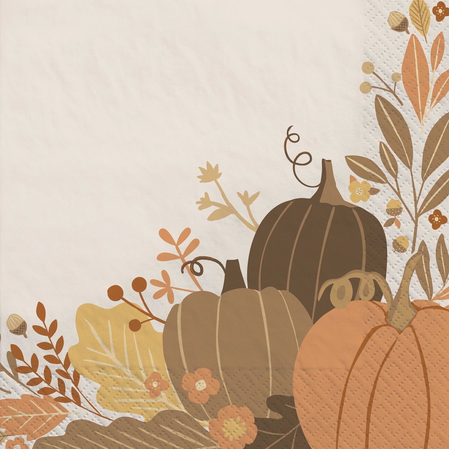 Golden Autumn Luncheon Napkins