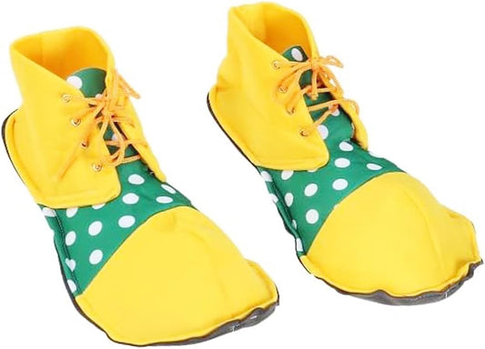 Green & Yellow Clown Shoes