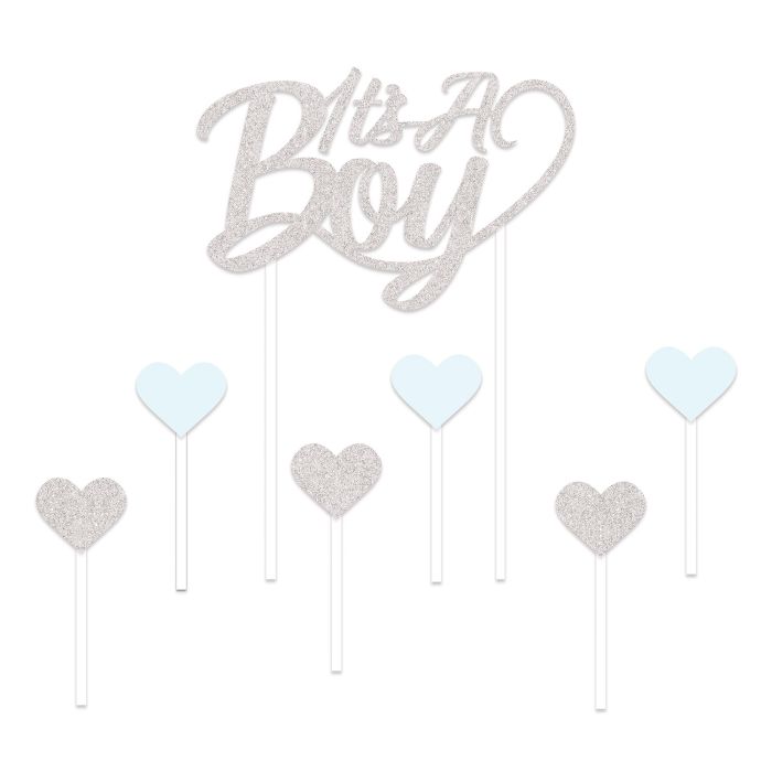 It's A Boy Cake Topper - 7pcs.