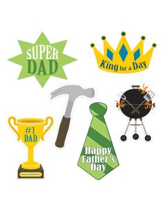 Father's Day Cutouts - 6pcs.