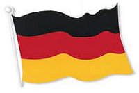 German Flag Cutout