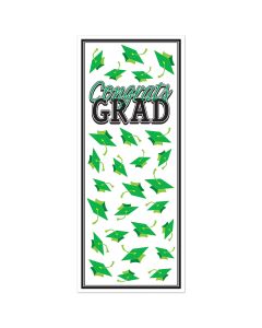 Green Congrats Grad Door Cover