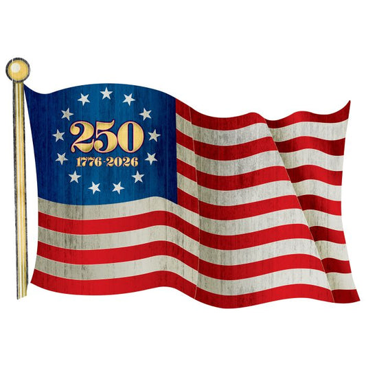 Semiquincentennial Flag Cutouts - 4ct.