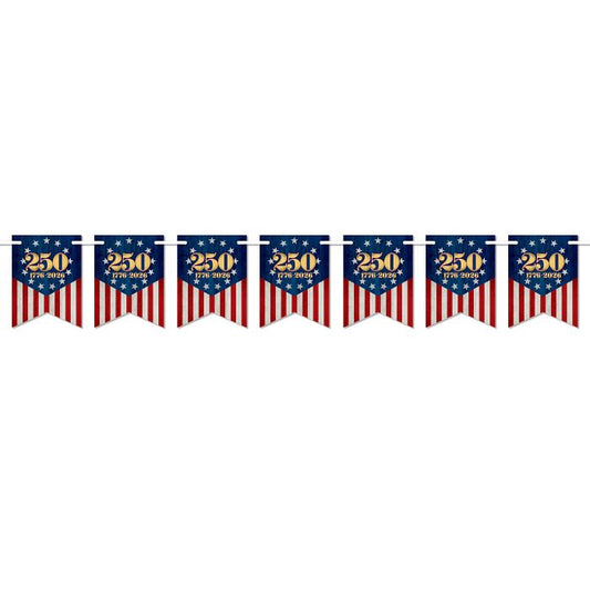 Semiquincentennial Flag Streamer - 6" x 5' 6"
