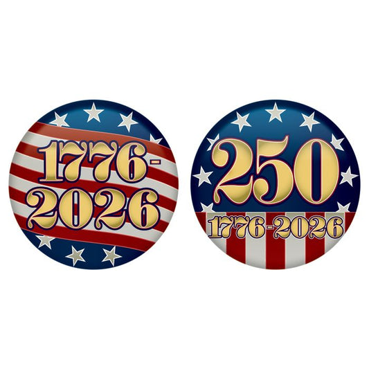 Semiquincentennial Buttons - 2ct.