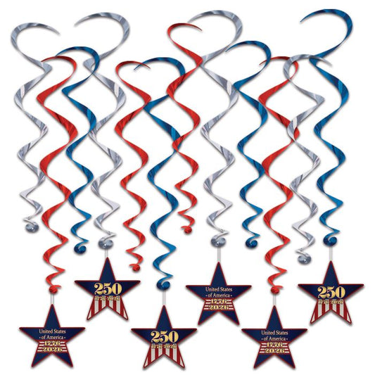 Semiquincentennial Whirls - 6ct.