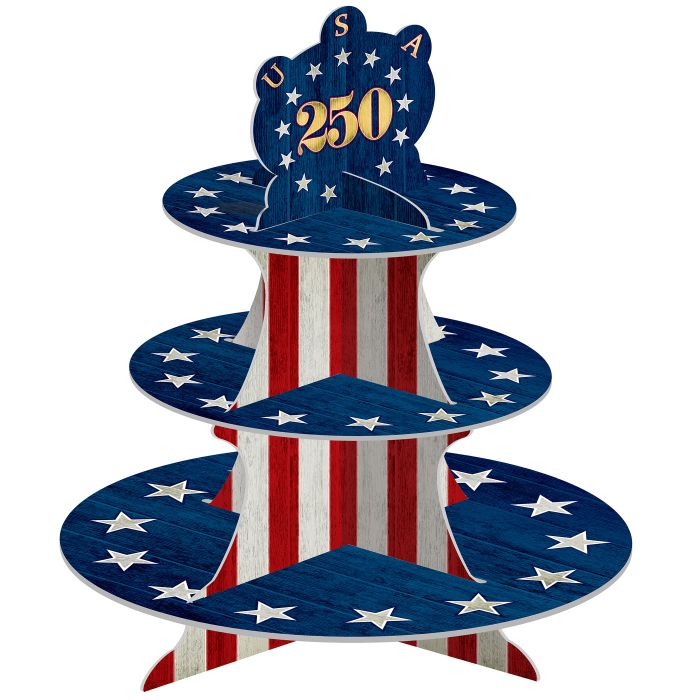 Semiquincentennial Cupcake Stand