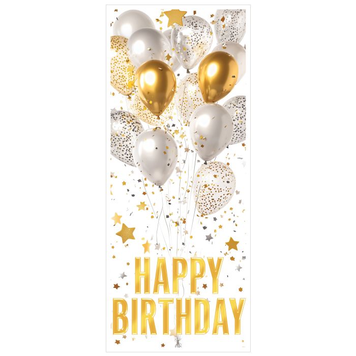 Happy Birthday Door Cover - 72" x 30"