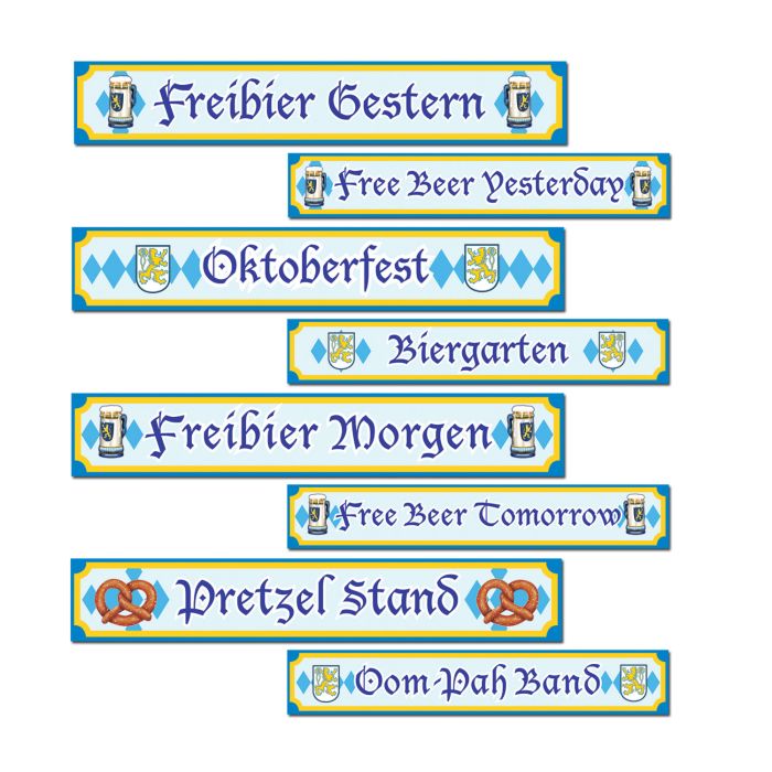 Oktoberfest Beer Hall Signs