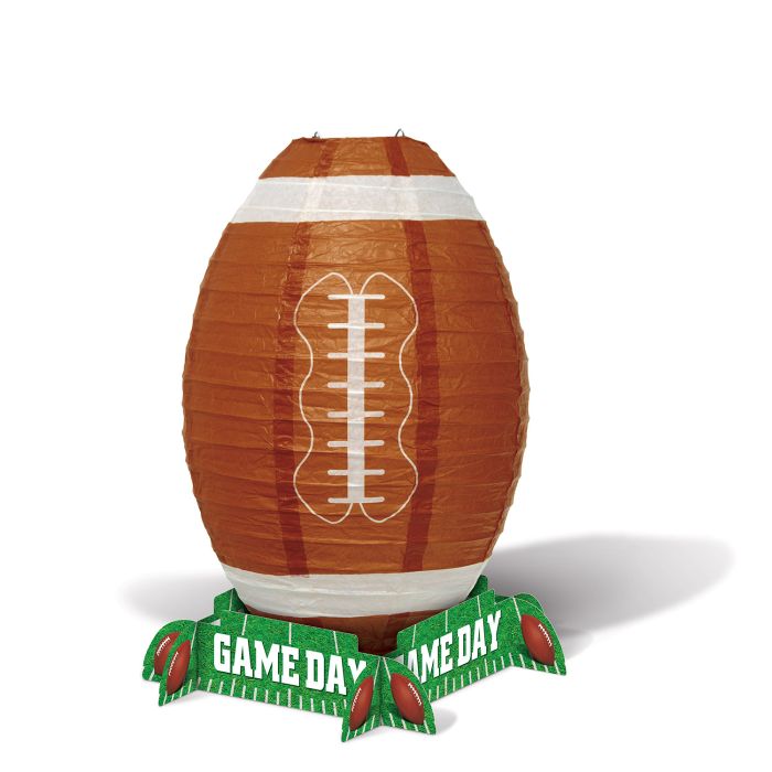 Football Lantern Centerpiece