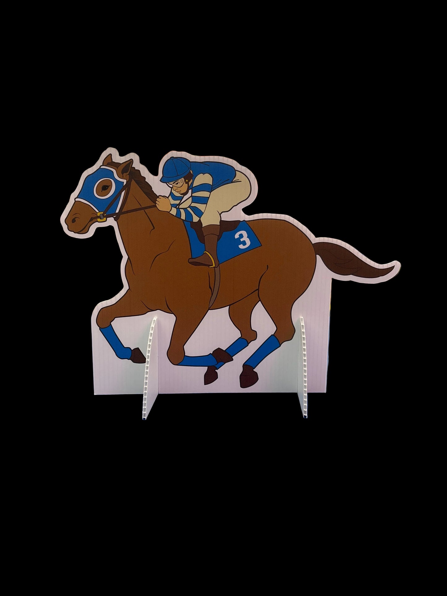 Derby Race Horse Stand Up Centerpiece