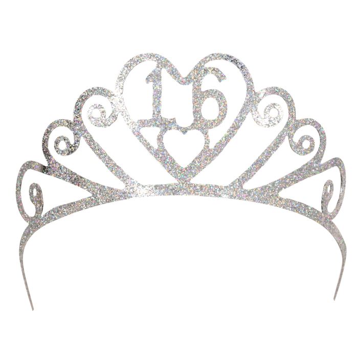 Glitter "16" Birthday Tiara