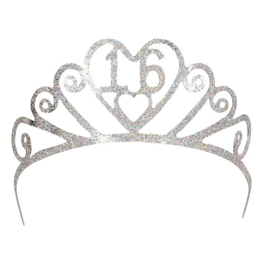 Glitter "16" Birthday Tiara