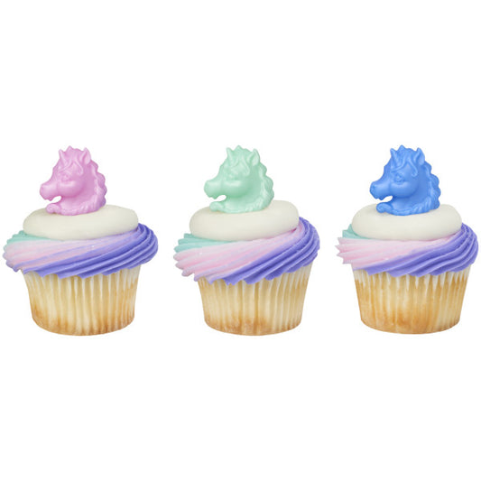 Pastel Unicorn Cupcake Rings