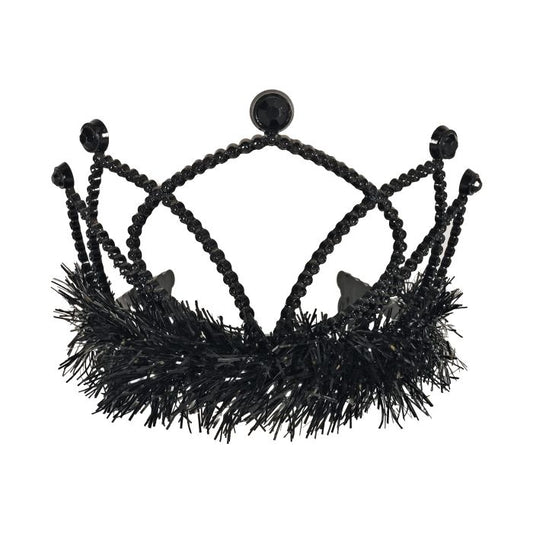 Plastic Tiara - Black