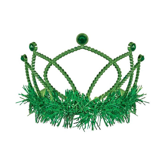 Plastic Tiara - Green