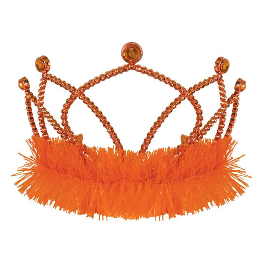 Plastic Tiara - Orange