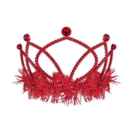 Plastic Tiara - Red