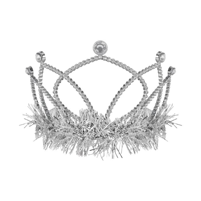 Plastic Tiara - White
